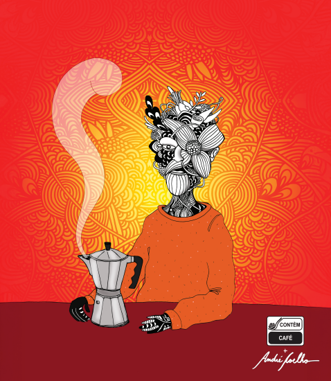 Arte Contém Café por André Coelho